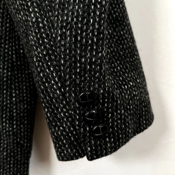 Paco Rabanne Mens 100% Wool Tweed 42R Gray Sport Coat Blazer Jacket Structured - Picture 11 of 13